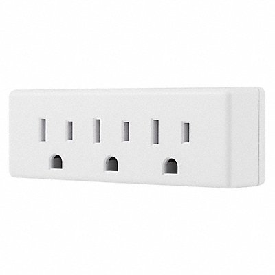 Plug Adapter White 5-15P 1875W