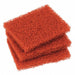 Scouring Pad 5 1/4 in L Orange PK15