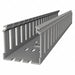 Wiring Duct Wide Slot Wall Gray 6 ft L