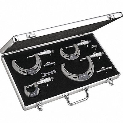 Outside Micrometer Set 0 to 4 Range