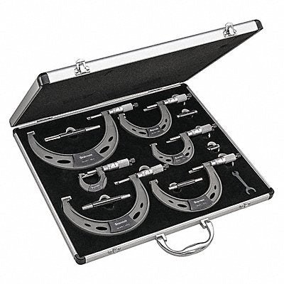 Outside Micrometer Set 0 to 6 Range