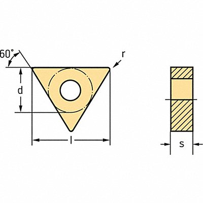 Triangle Turning Insert TNMG Carbide