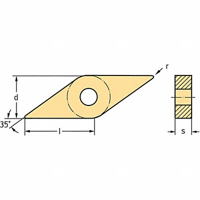 Diamond Turning Insert VNMG Carbide