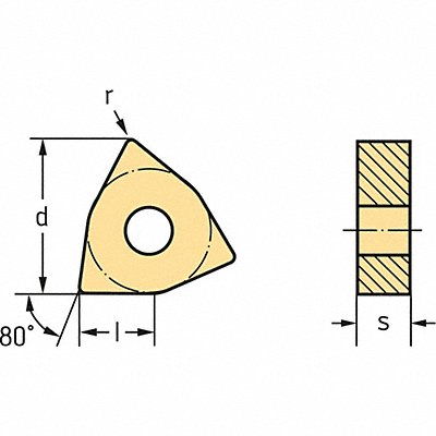 Turning Insert 331 Insert WKK20S Grade