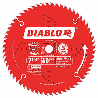 Circular Saw Blade 7 1/4 in 60 Teeth