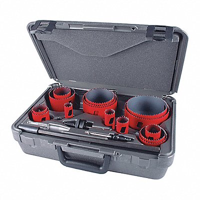 Hole Cutter Kit Saw Range 7/8 to 2-1/2 