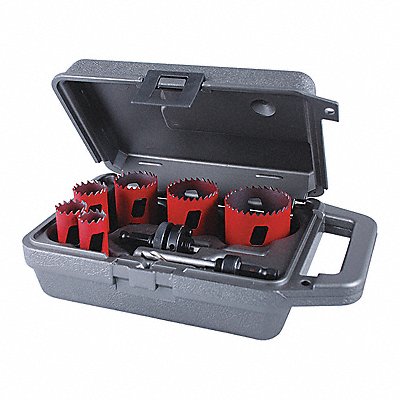 Hole Cutter Kit Range 2-1/8 to 3-5/8 