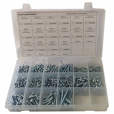 Machine Screw Assortment std. 445 pcs.