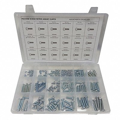 Machine Screw Assortment std. 214 pcs.