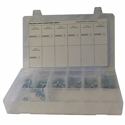 Machine Screw Assortment std. 88 pcs.