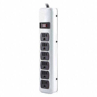 Outlet Strip 6 Outlet 15A 12 L Beg