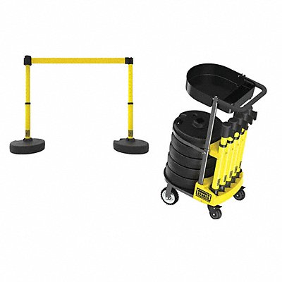 PLUS Cart Pkg w/Tray Blank Yellow Bannr