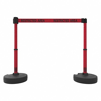 PLUS Barrier Set X2 Red Rstrictd Area