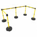 PLUS Barrier Set X5 Double-Sided Caution