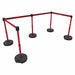 PLUS Barrier Set X5 Red Danger-Keep Out