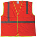 J6012 U-Block Vest Class1 Orange/Red L/XL