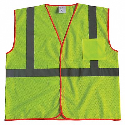 J6012 U-Block Vest Class1 Yellow/Grn 2XL/3XL