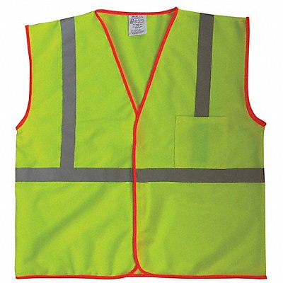 J6013 U-Block Vest Class1 Yellow/Grn 4XL/5XL