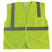 J6018 U-Block Vest Class2 Yellow/Grn L