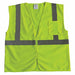 J6020 U-Block Vest Class2 Yellow/Grn 2XL