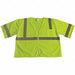 J6024 U-Block Vest Class3 Yellow/Grn L