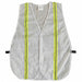 J6025 Back Stp Vest Unrated White Univ