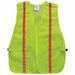 J6044 Back Stp Vest Unrated Yellow/Grn Univ