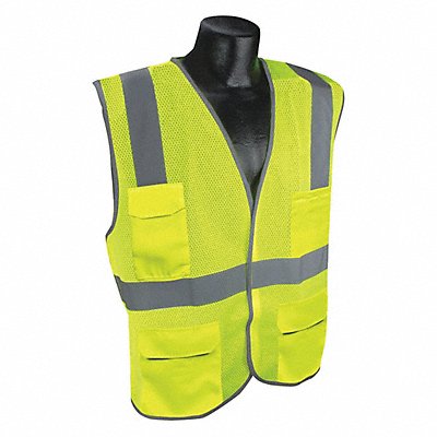 J6026 High Visibility Vest Yellow/Green S/M