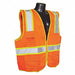 J6028 High Visibility Vest Orange/Red 3XL