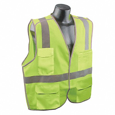 J6033 High Visibility Vest Yellow/Green S/M