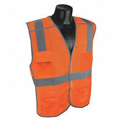 J6036 Breakaway Vest Orange/Red S/M