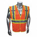 J6037 High Visibility Vest Orange/Red 4XL/5XL