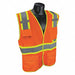 J6038 High Visibility Vest Orange/Red L/XL