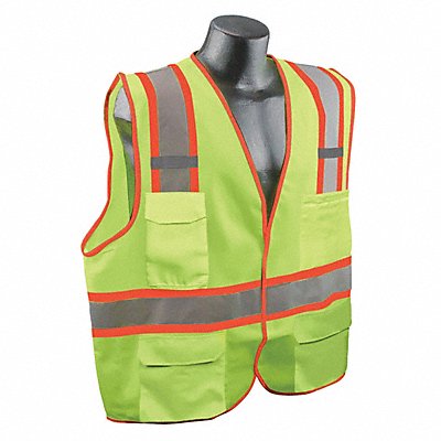 J6039 High Visibility Vest Yellow/Green S/M