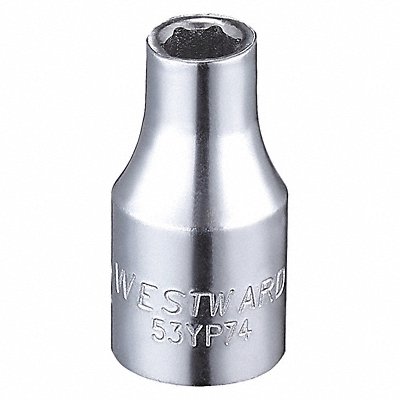 Socket Steel Chrome 5/32 in