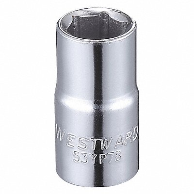 Socket Steel Chrome 9/32 in