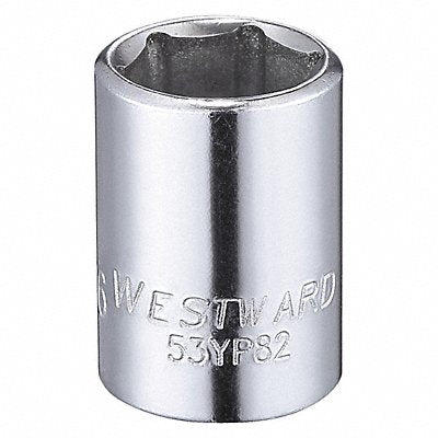 Socket Steel Chrome 7/16 in