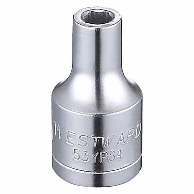 Socket Steel Chrome 3.5 mm