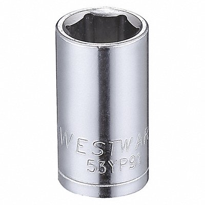 Socket Steel Chrome 8 mm