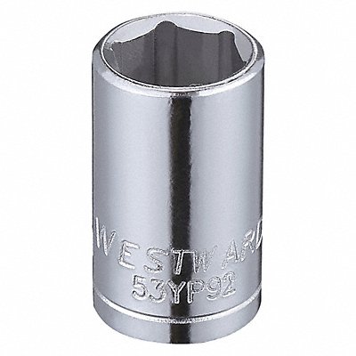 Socket Steel Chrome 9 mm