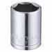 Socket Steel Chrome 12 mm