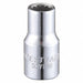 Socket Steel Chrome 7/32 in