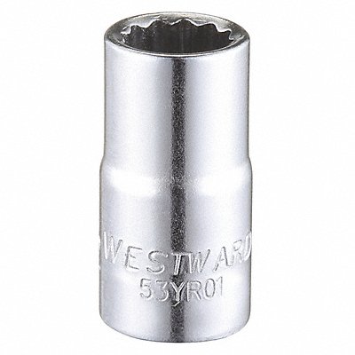 Socket Steel Chrome 9/32 in