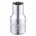 Socket Steel Chrome 5 mm