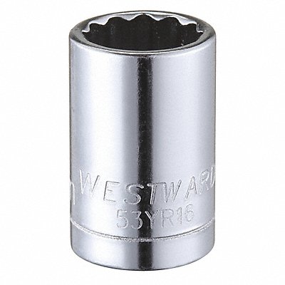 Socket Steel Chrome 10 mm