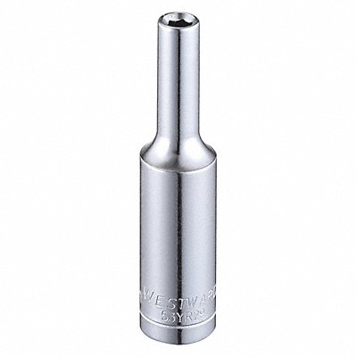 Socket Steel Chrome 3.5 mm