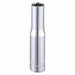 Socket Steel Chrome 6 mm