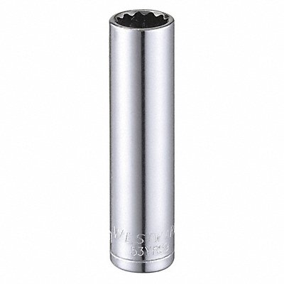 Socket Steel Chrome 9 mm