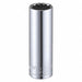 Socket Steel Chrome 12 mm