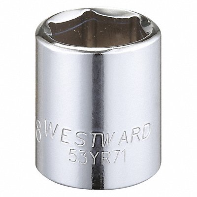 Socket Steel Chrome 5/8 in